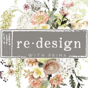 Annie Sloan Flower Garland Redesign with Prima Transfer
