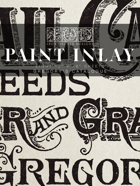 IOD Decor Paint Inlay™ GREGORY'S CATALOGUE Gregory’s