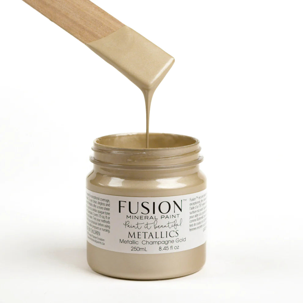 Fusion Mineral Paint METALLIC CHAMPAGNE GOLD