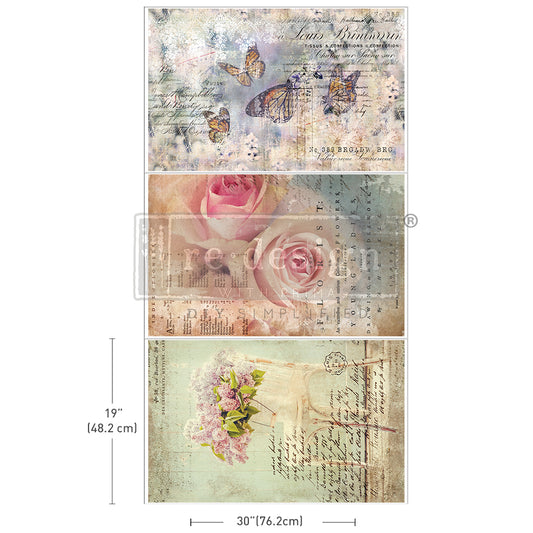 Redesign Decoupage Tissue Paper 3 Pack DREAMY DELIGHTS