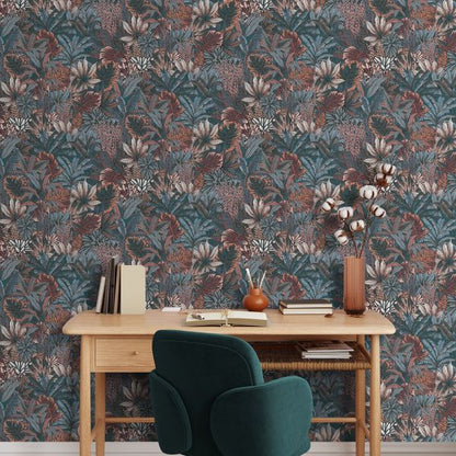 Wallpaper -  LUSH FOREST TEAL 1M