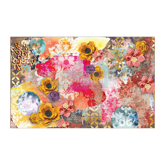Redesign Decoupage Decor Tissue Paper CECE ABSTRACT BEAUTY