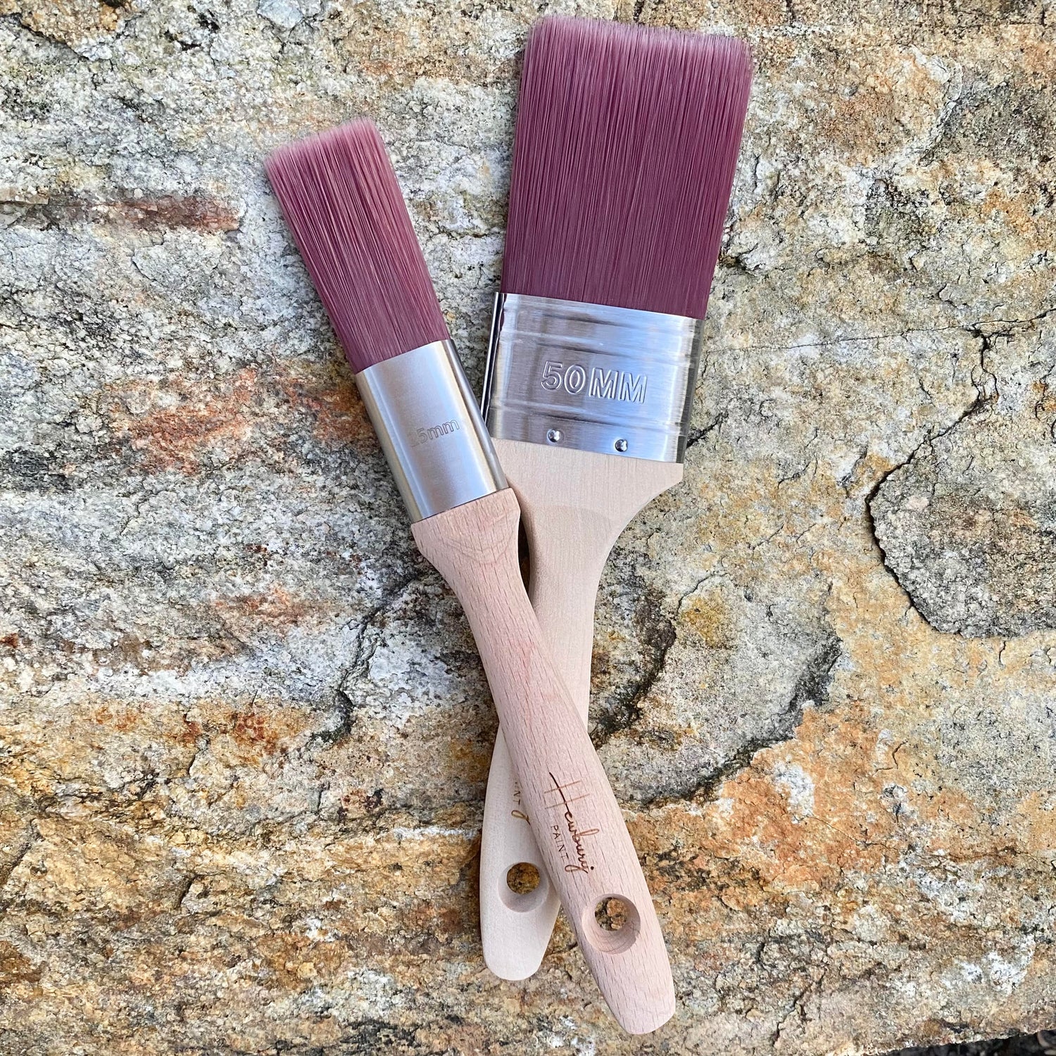 Chalk Paint Wax Brush Set Natural Bristle Round Paint Brushes Furniture  Paint Brushes For Furniture, Home Decor, Waxing, Glazing Pottery (20mm 25mm  30