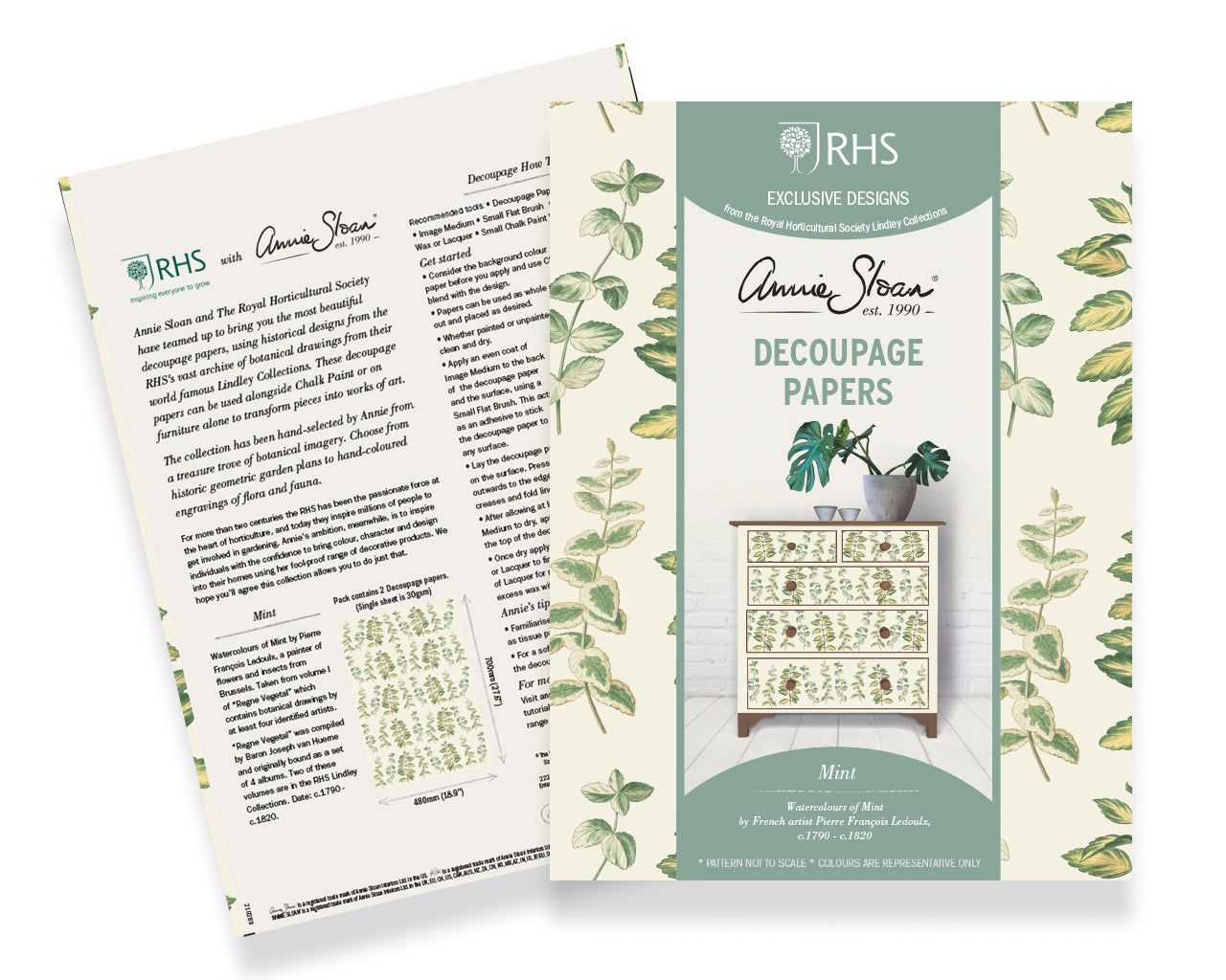 Annie Sloan® RHS Decoupage Paper - MINT