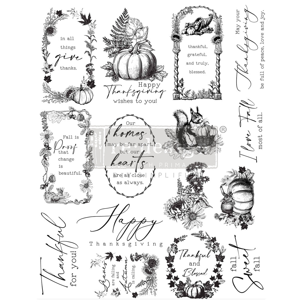 Redesign Decor Stamp FALL SWEET FALL