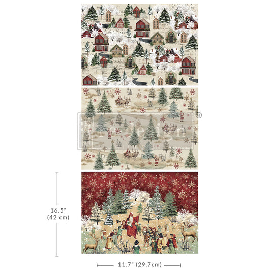 Redesign Decoupage Tissue Paper A3 WHIMSICAL WOODLAND