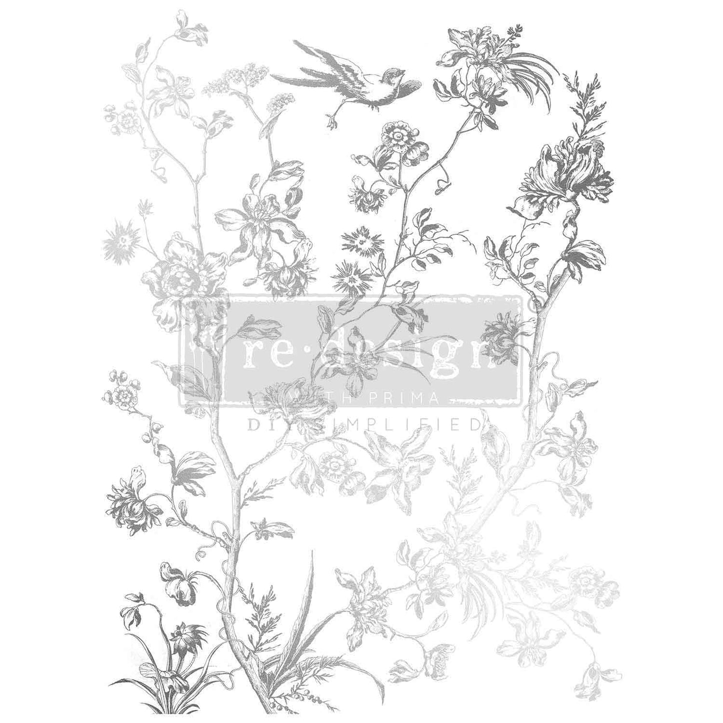 Redesign Decor Transfers® Kacha Silver Bird