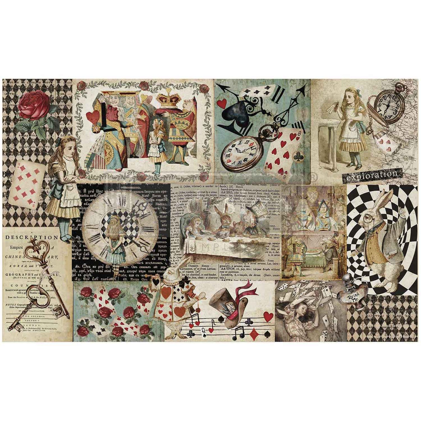 Redesign Decoupage Decor Tissue Paper Curious Journey