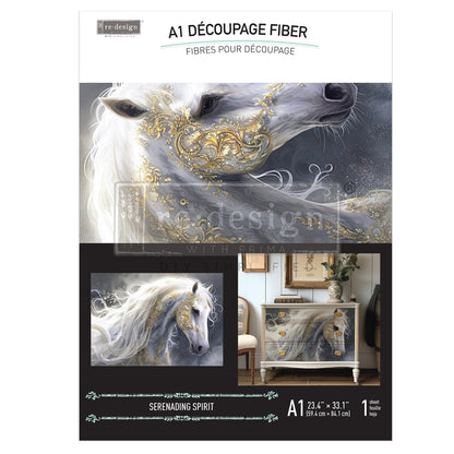 Redesign A1 Decoupage Fibre SERENADING SPIRIT