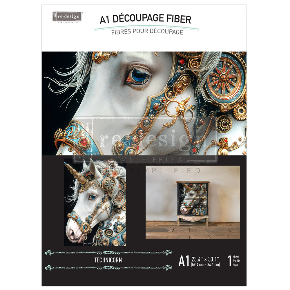 Redesign A1 Decoupage Fibre TECHNICORN