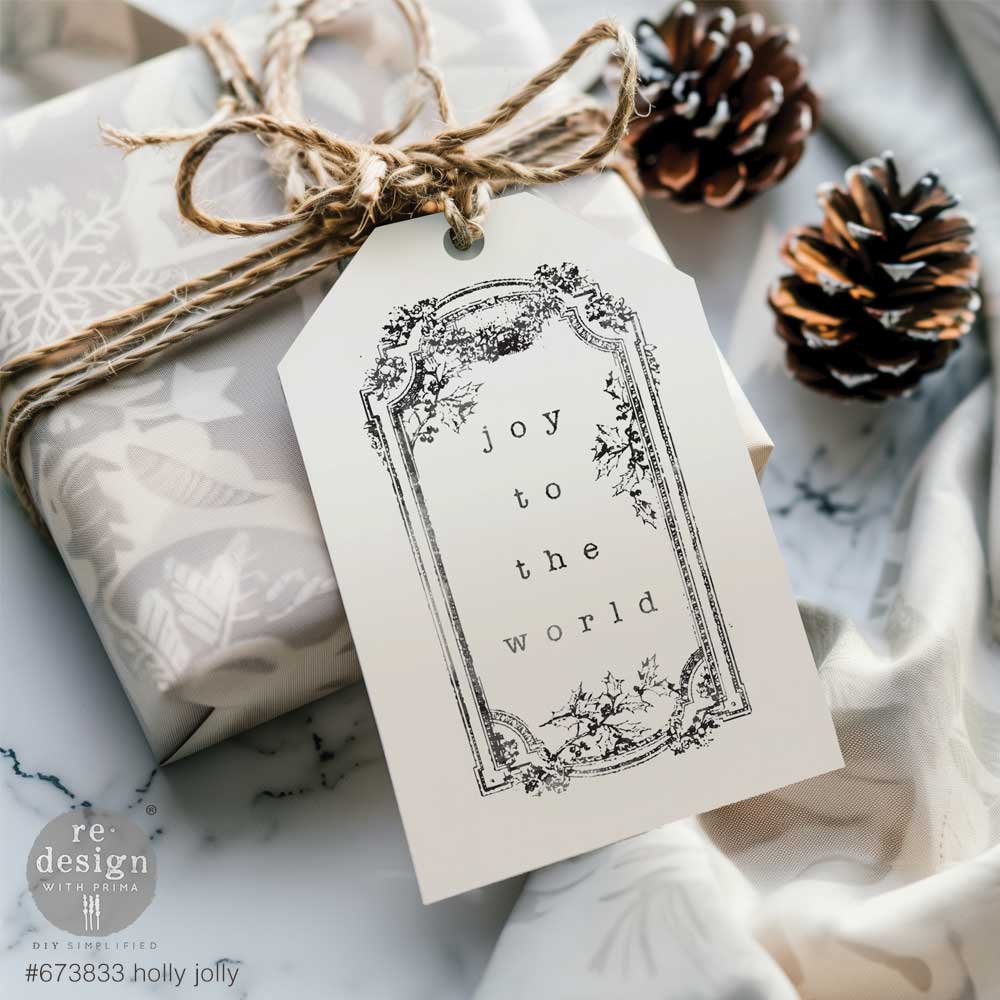 Redesign Decor Stamp Holly Jolly