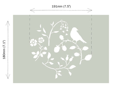 Annie Sloan®  Stencil - COUNTRYSIDE BIRD