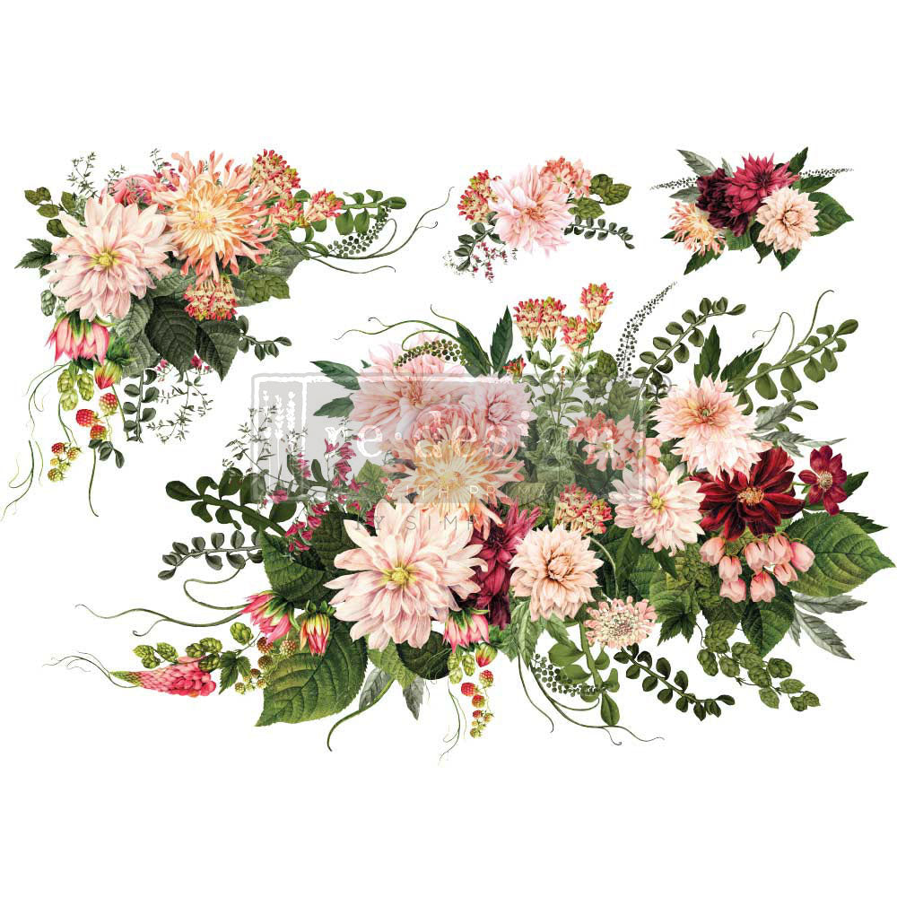 Redesign Decor Transfers® DAHLIA FOREVER