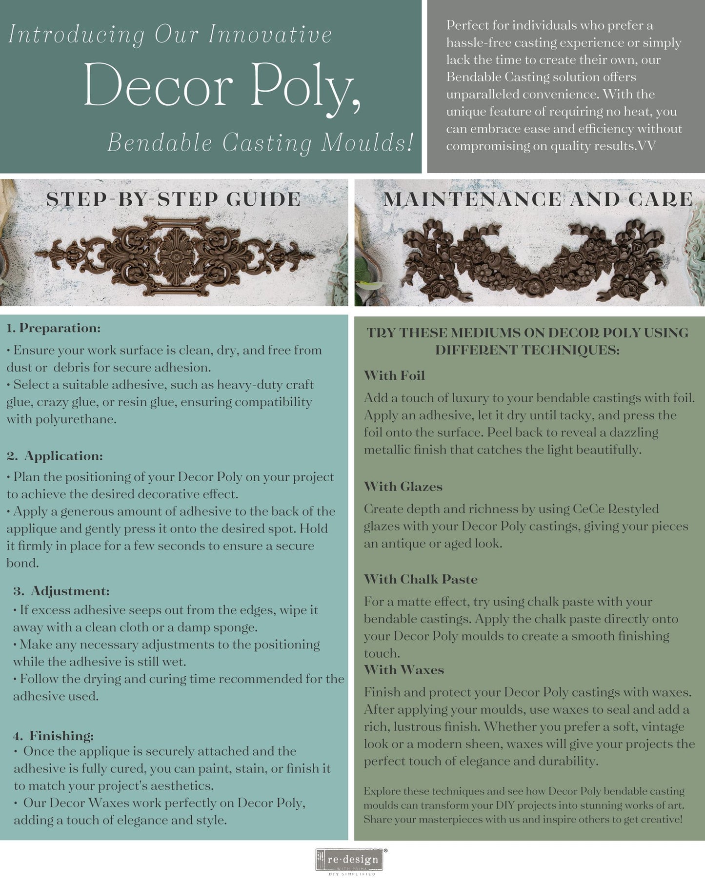 Décor Poly by Redesign with Prima® DECO ACCENT