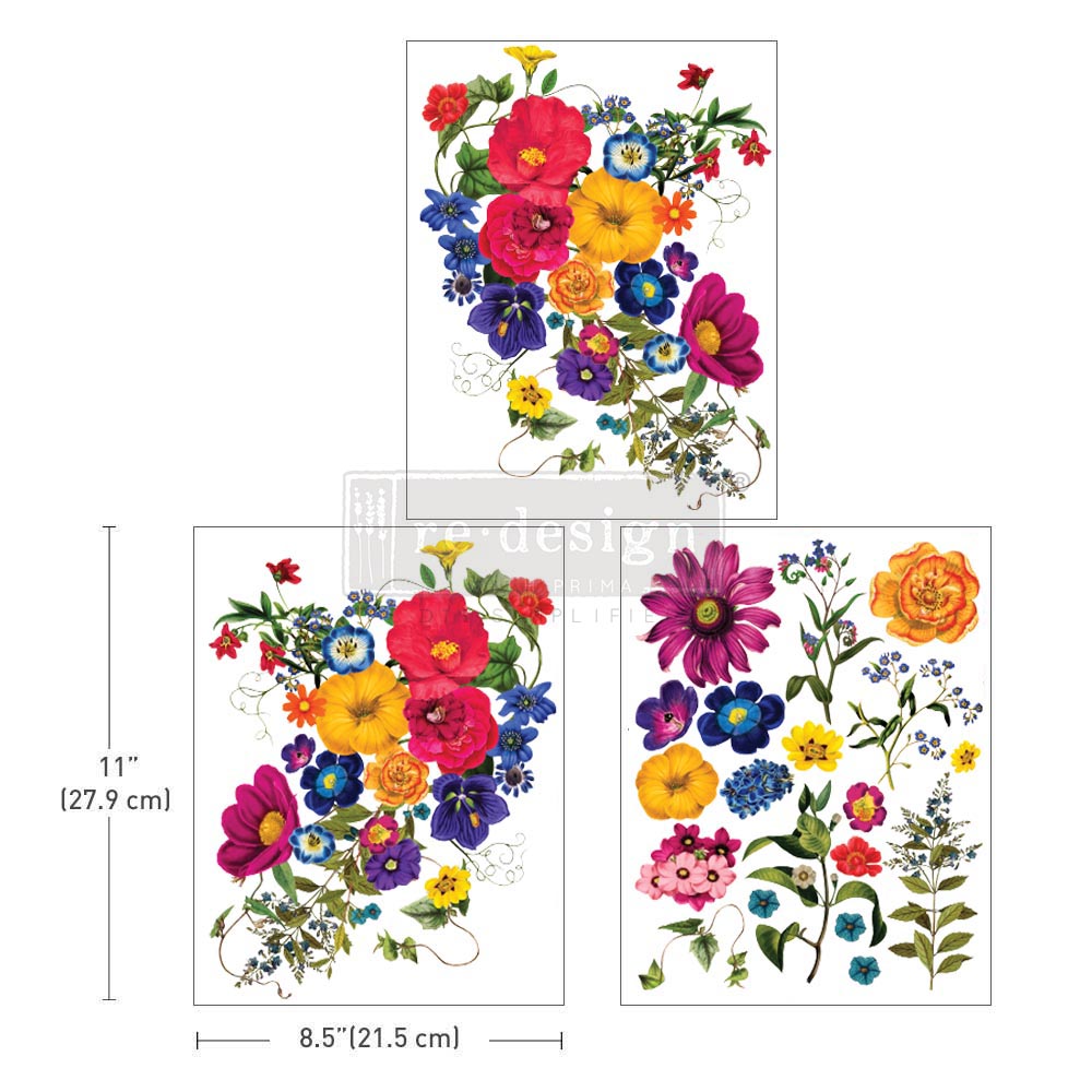 Redesign Decor Transfers® FLORAL KISS