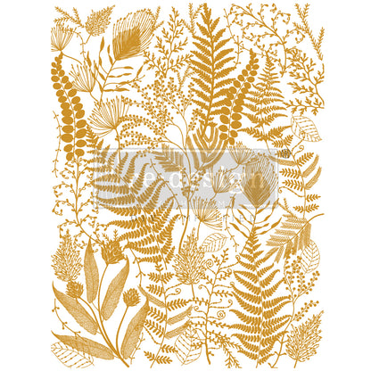 Redesign Decor Transfers® GOLD FOIL KACHA FOLIAGE FINESSE