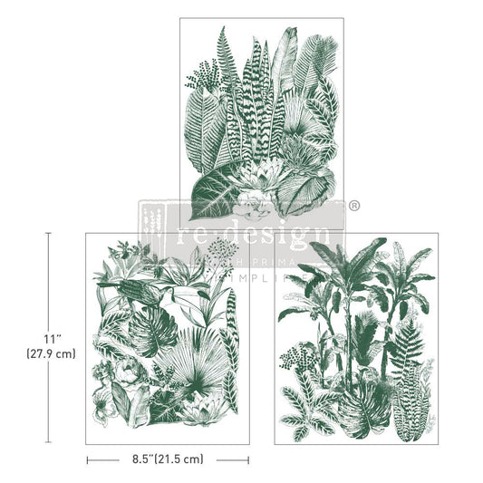 Redesign Decor Transfers® GREEN FOLIAGE