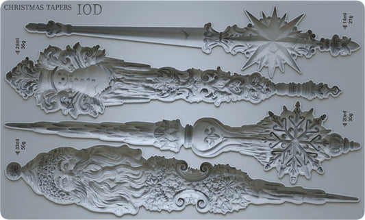 IOD Holiday Collection Moulds™ CHRISTMAS TAPERS