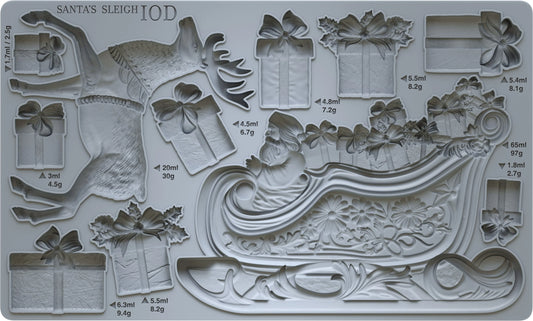 IOD Holiday Collection Moulds™ SANTA'S SLEIGH