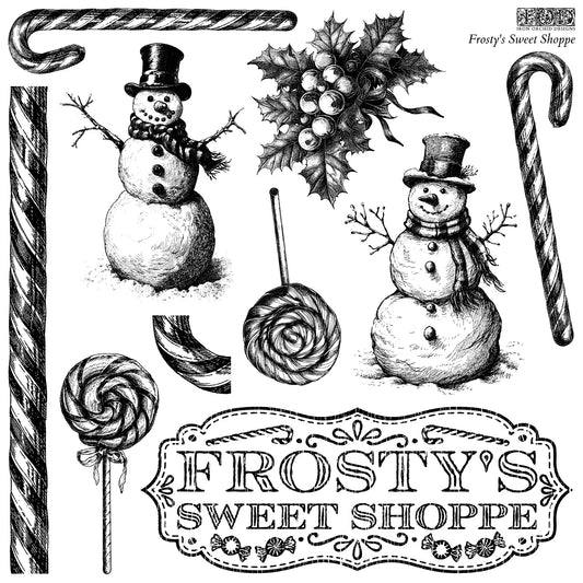 IOD Holiday Collection Stamps™ FROSTY'S SWEET SHOPPE