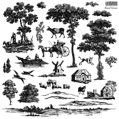 IOD Decor Stamps™ RURAL SCENES