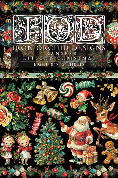 IOD Holiday Collection Transfers™ KITSCHY CHRISTMAS