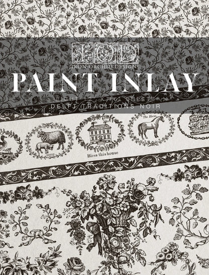 IOD Decor Paint Inlay™ DELFT TRADITIONS NOIR