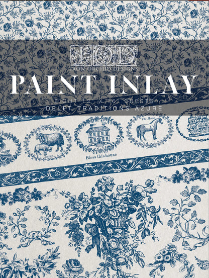 IOD Decor Paint Inlay™ DELFT TRADITIONS NOIR AZURE