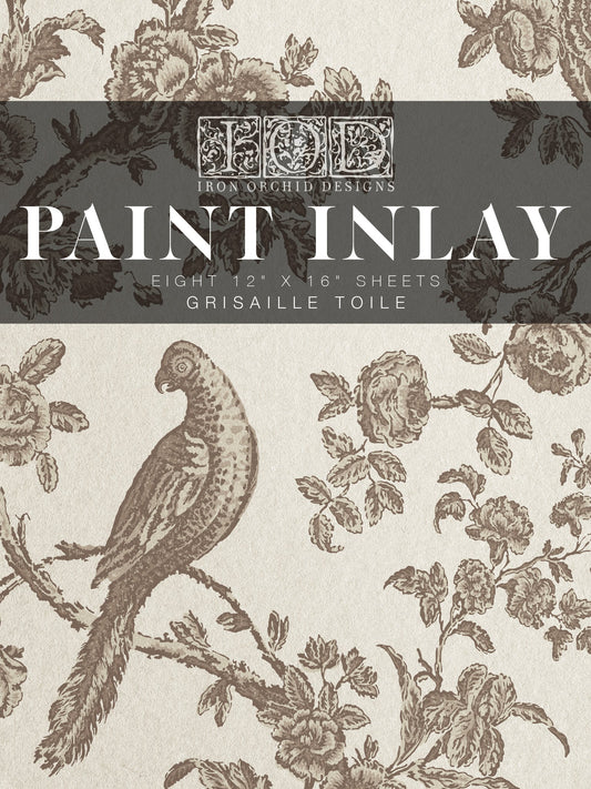 IOD Decor Paint Inlay™ GRISAILLE TOILE