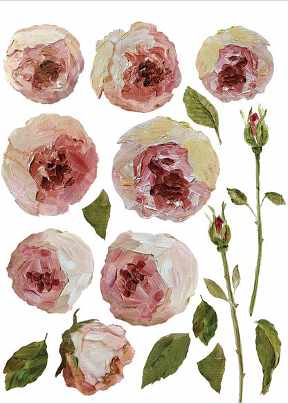 IOD Decor Transfers™ PAINTERLY FLORALS