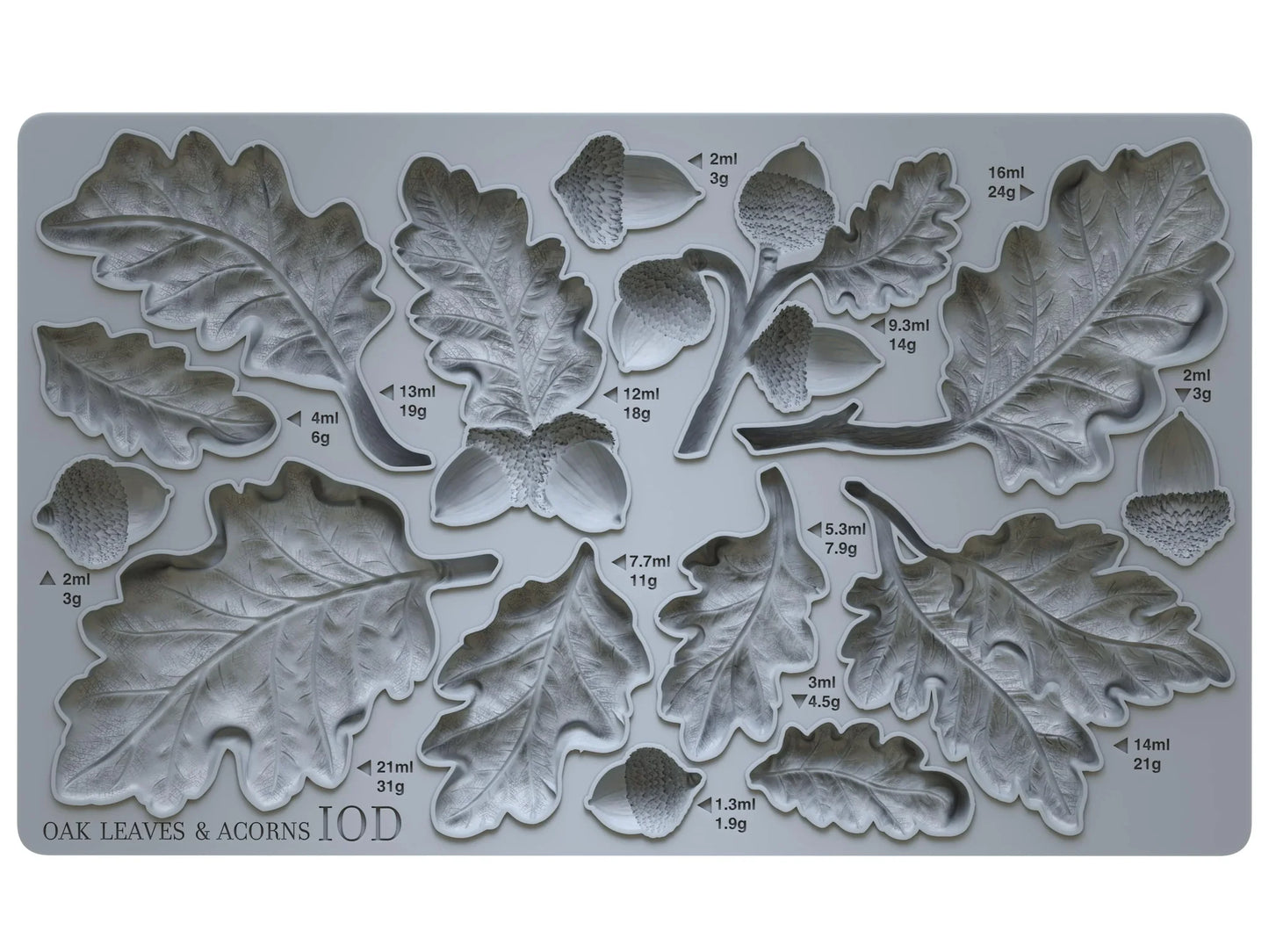 IOD Moulds™ OAK LEAVES AND ACORNS