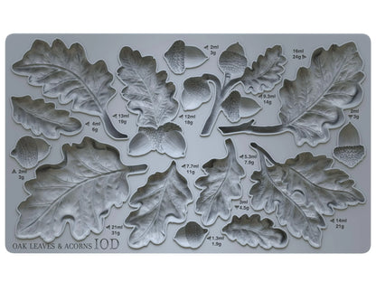 IOD Moulds™ OAK LEAVES AND ACORNS