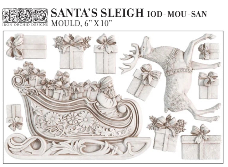 IOD Holiday Collection Moulds™ SANTA'S SLEIGH