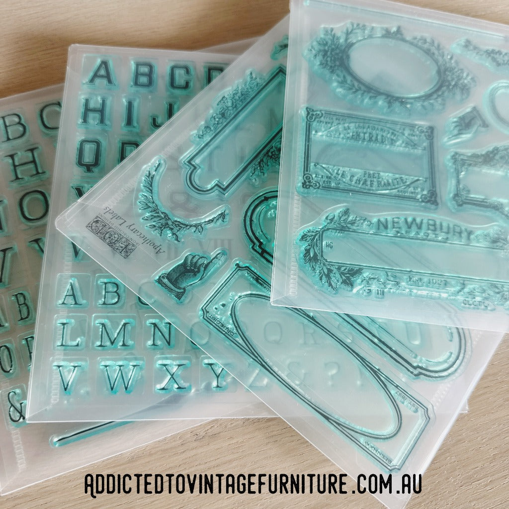 NEW IOD Decor Stamps™ APOTHECARY LABELS