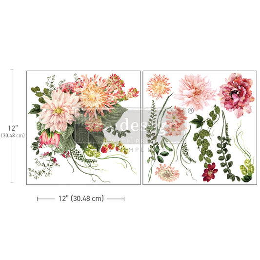 Redesign Decor Transfers® MY FAVORITE DAHLIA