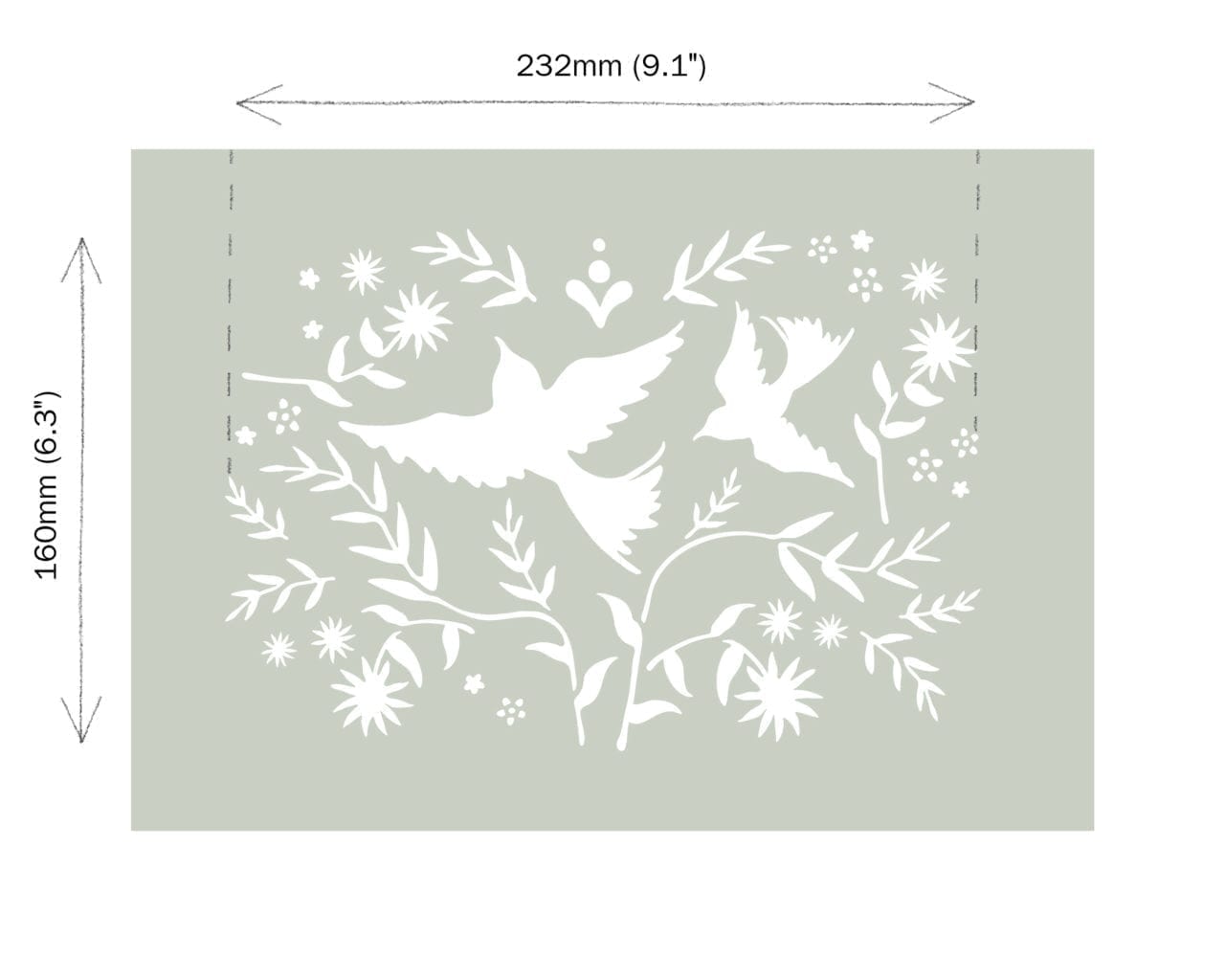 Annie Sloan®  Stencil - MEXICAN BIRDS