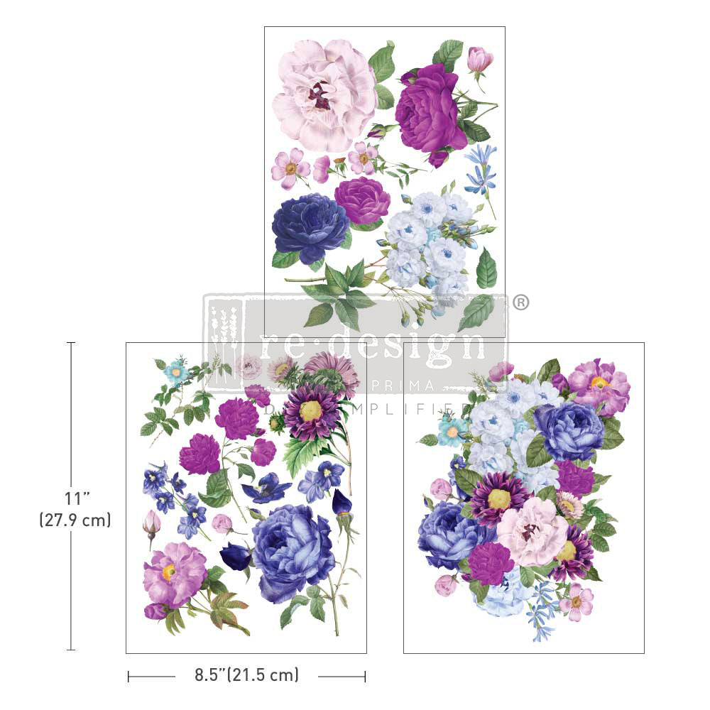 Redesign Decor Transfers® OPULENT FLORALS