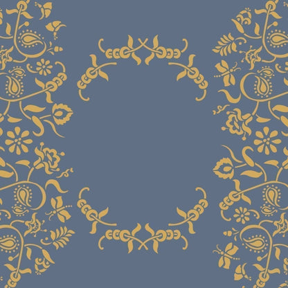 Annie Sloan®  Stencil - PAISLEY FLORAL GARLAND