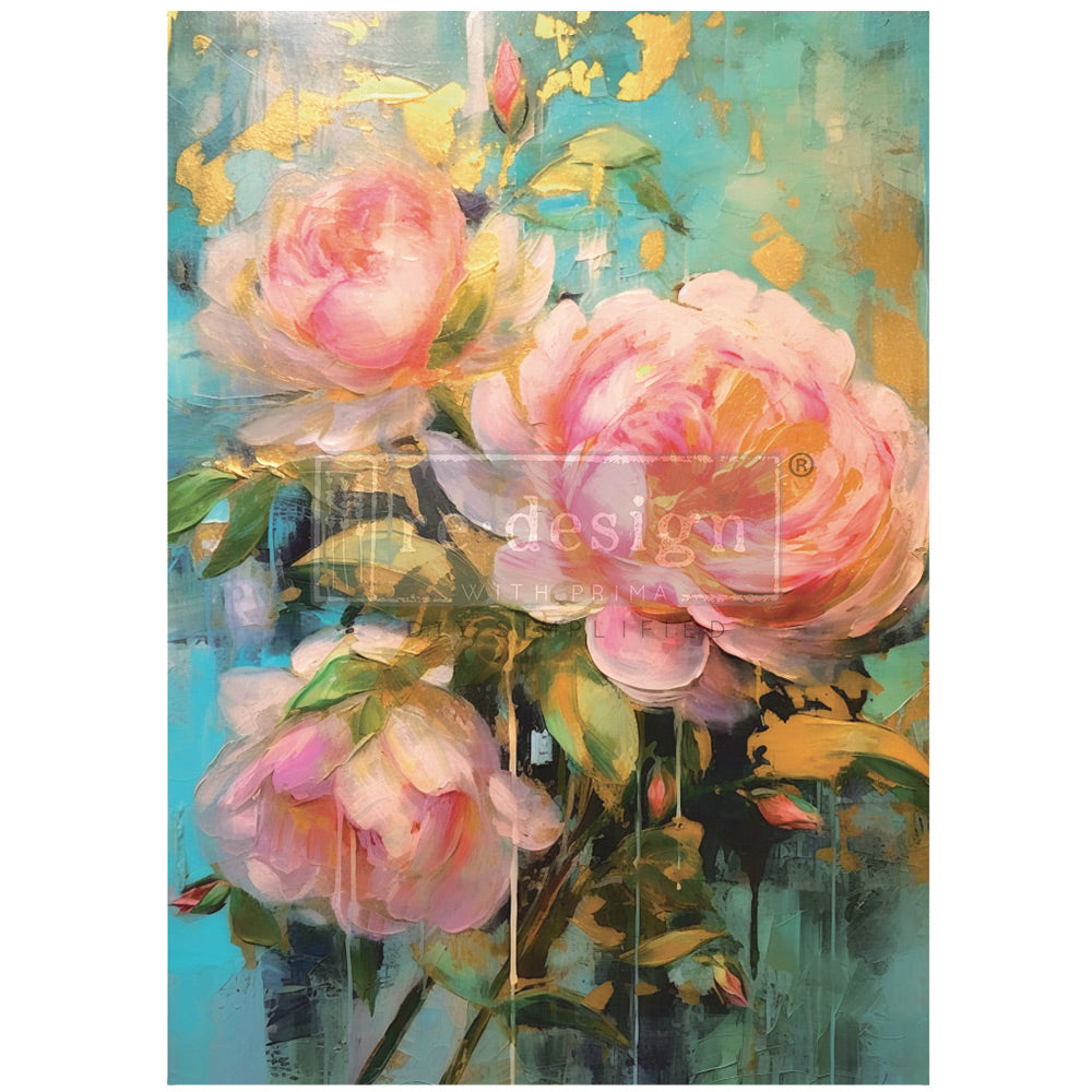 Redesign A1 Decoupage Fibre BOLD BLOOMS