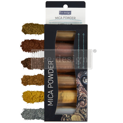 Redesign Decor Pigment Powder Set -  METALLIC