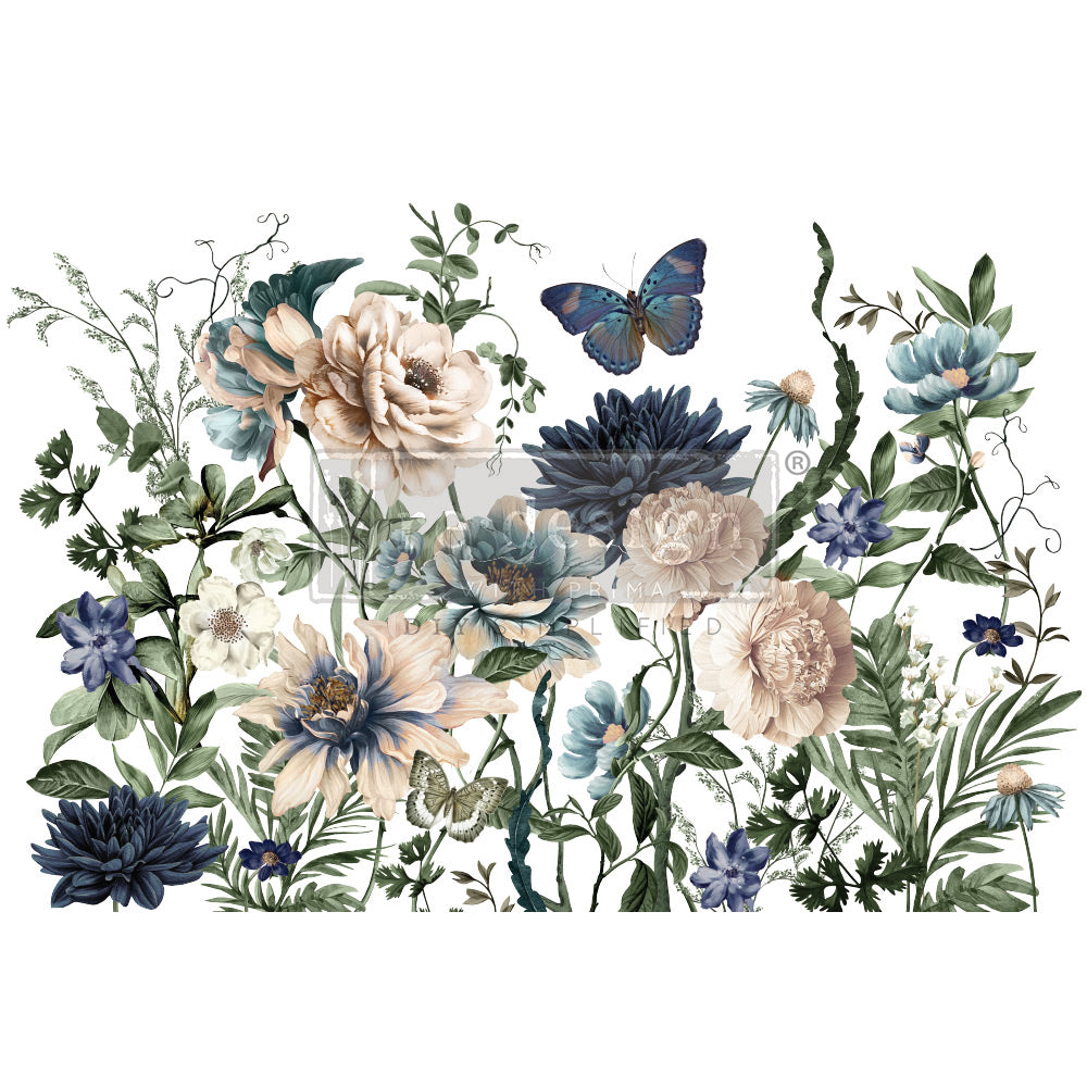 Redesign Decor Transfers® CERULEAN BLOOMS