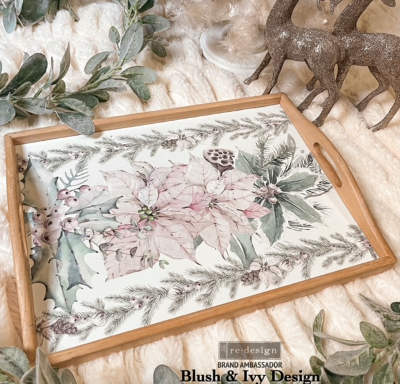 Redesign Decor Transfers® EVERGREEN FLORALS