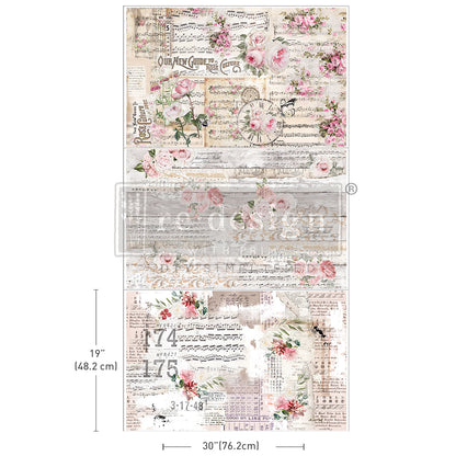 Redesign Decoupage Tissue Paper 3 Pack SHABBY CHIC