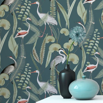 Wallpaper - MURIVA EDEN KIVU GREEN 1 METRE