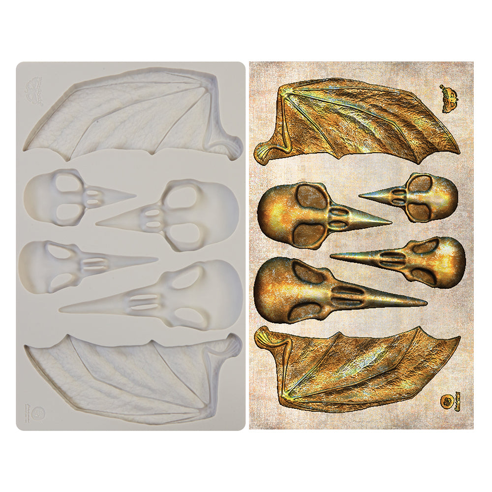 Finnabair Décor Mould® - BIRDS AND BATS