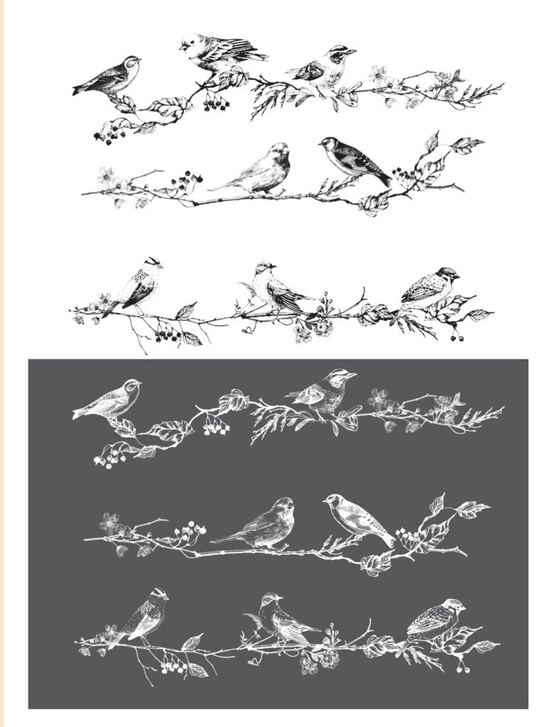 Redesign Decor Transfer – BIRDS AND BERRIES | redesign-decor-transfer-birds-and-berries | Redesign with Prima