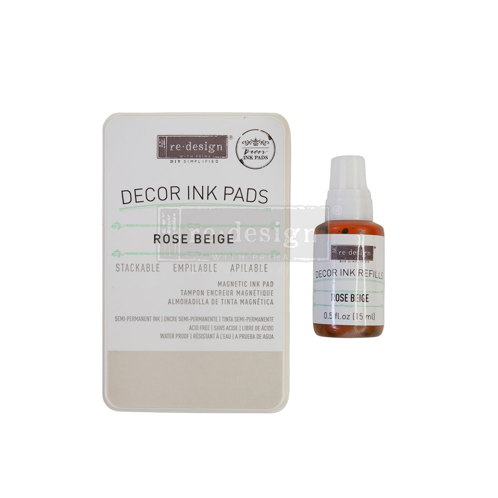 Redesign Decor Ink Pad -  ROSE BEIGE | redesign-decor-ink-pad-rose-beige | Redesign with Prima