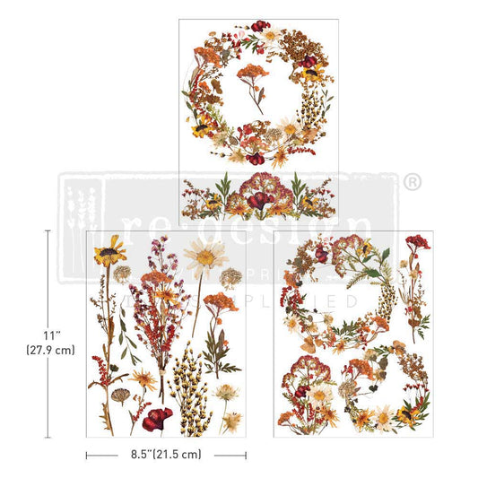 Redesign Decor Transfers® DRIED WILDFLOWERS