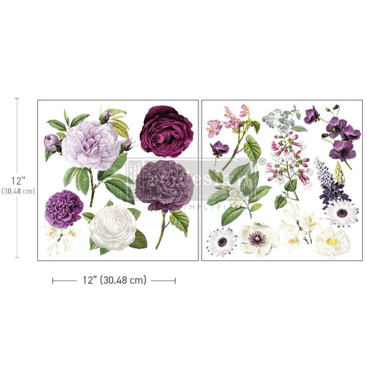 Redesign Decor Transfers® MAJESTIC BLOOMS