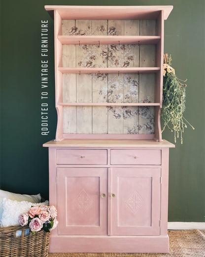 Kauri Pine Vintage Hutch in Pink by ATVF
